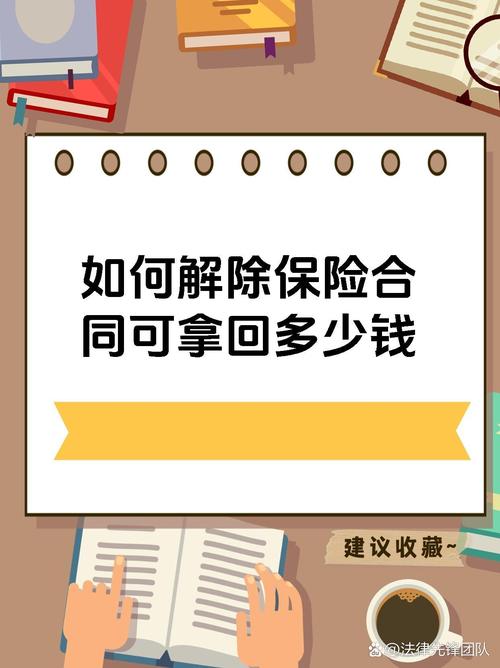 保險解約可以拿回多少錢