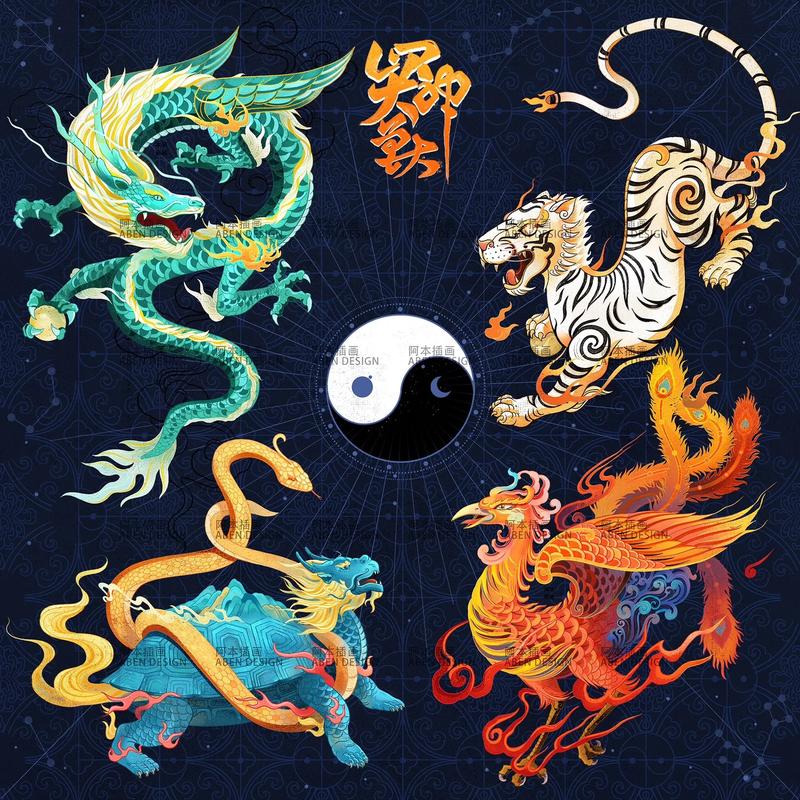 哪四大神獸:東方守護者的神秘力量與文化象徵深度解析 3 哪四大神獸