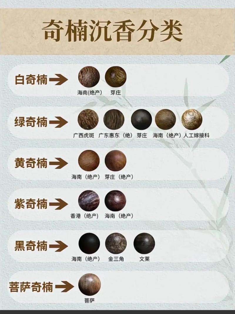 沉香有幾種:探索沉香的豐富分類與辨識指南 1 沉香有幾種