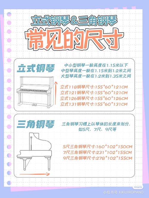 鋼琴尺寸