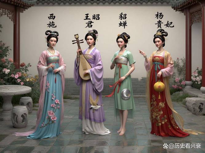 中國古代四大美女是誰:探究她們的絕代風華與歷史影響 1 中國古代四大美女是誰