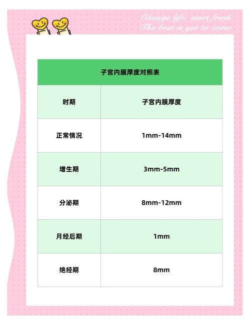 子宮內膜厚度多少正常