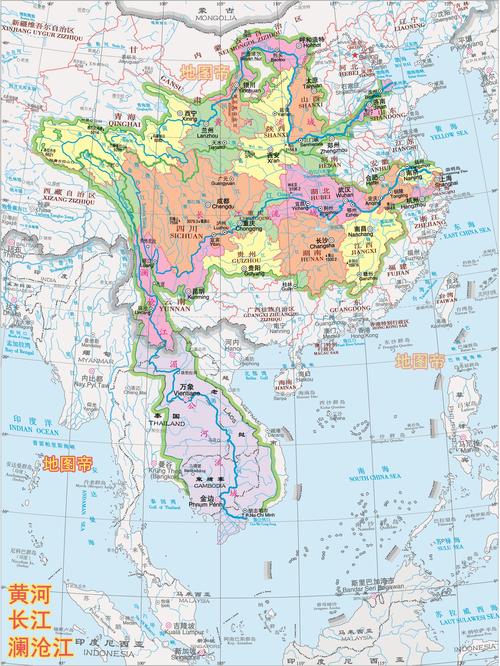 湄公河流經哪些國家:深度解析這條亞洲生命線的六個沿岸國家 1 湄公河流經哪些國家