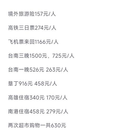 台湾小费给多少