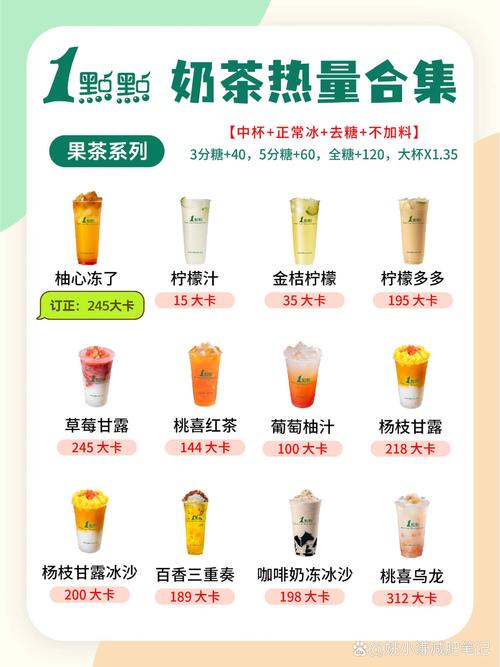 一杯珍奶多少糖