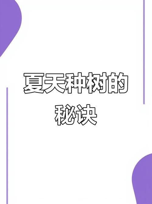 夏天可以種樹嗎