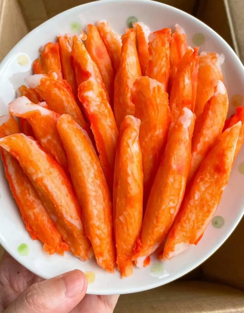 蟹棒保麗龍做的