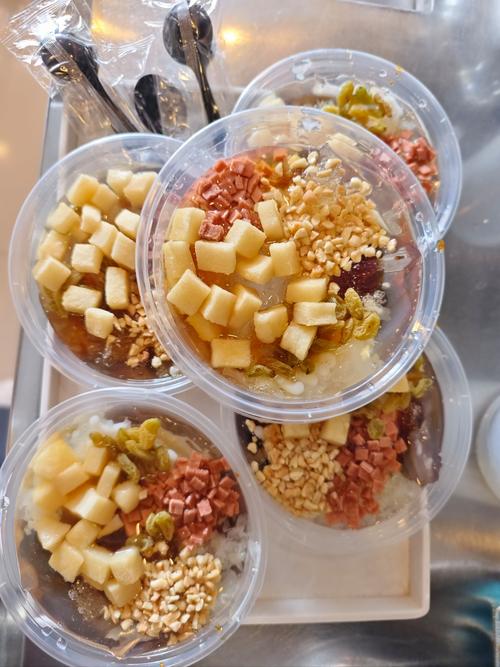 鴨片粉園一片一片的冰塊