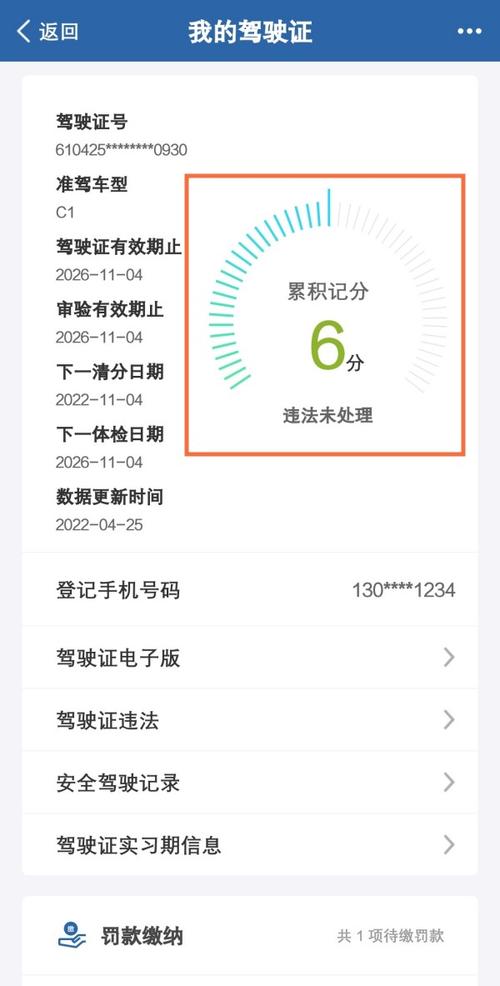 如何查駕駛執照分數