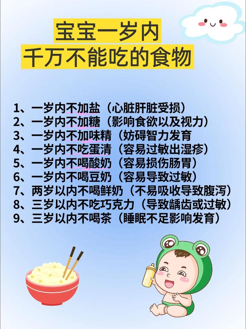 小孩子不能吃什麼
