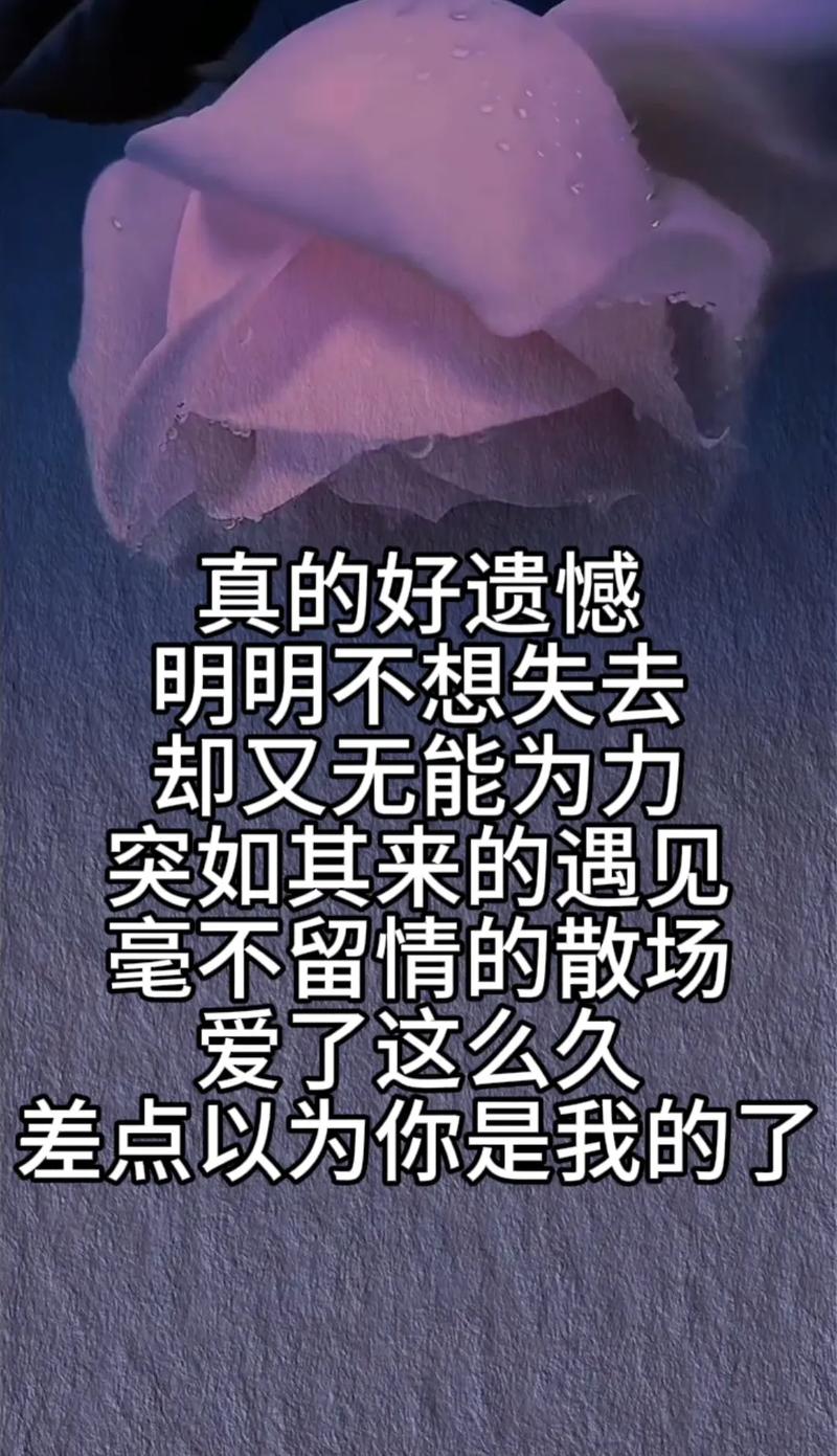 原來愛情會過期 我不懂珍惜