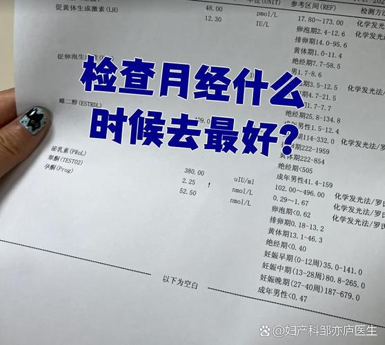 月經來可以檢查嗎