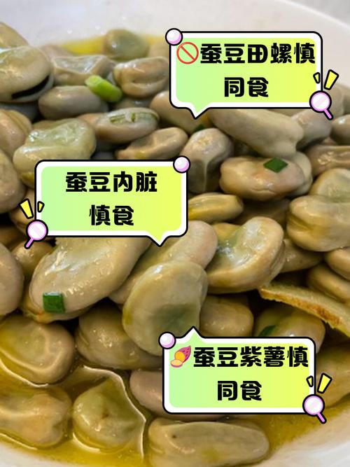 蠶豆不能和什麼一起吃