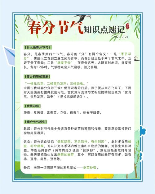 春分要注意什麼