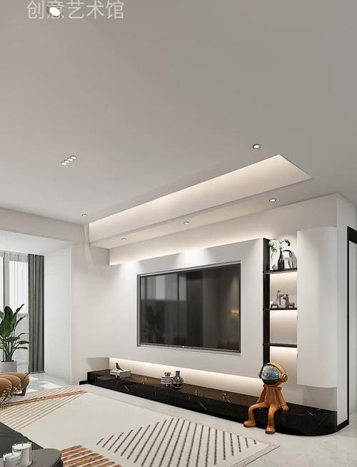 電視牆:客廳美學與機能的完美融合,打造你的夢想居家 3 電視牆