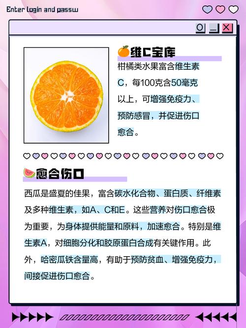 什麼水果對傷口好