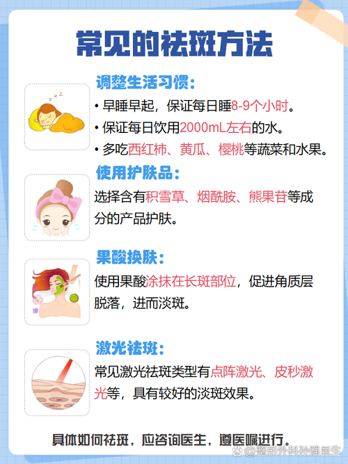 荷爾蒙斑如何去除