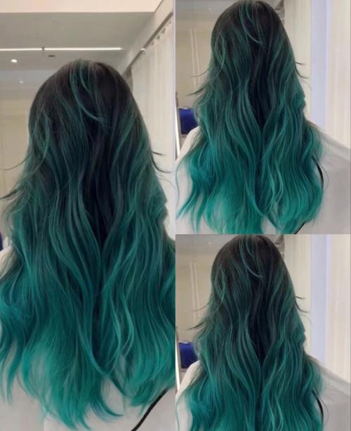 藍綠色髮色:打造潮酷髮型的深度解析與實用指南,讓你不再踩雷! 1 藍綠色髮色
