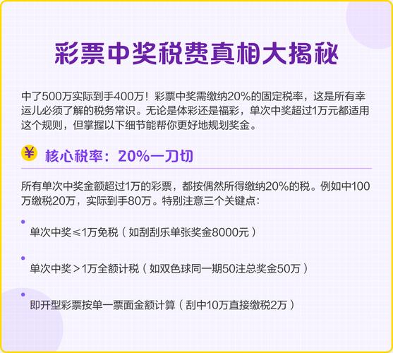 刮刮樂100萬扣稅剩多少