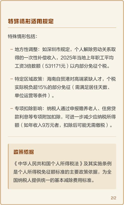 2026免稅額多少?你該知道的最新稅務優惠與申報眉角 1 2025免稅額多少