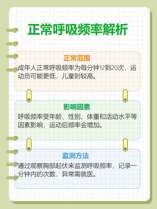 正常呼吸1分鐘幾下