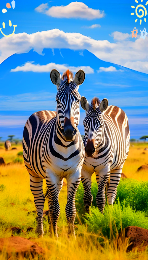 為什麼斑馬是黑白