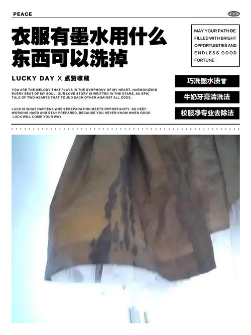衣服用到墨汁怎麼洗