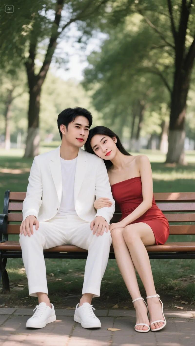 男友看美女