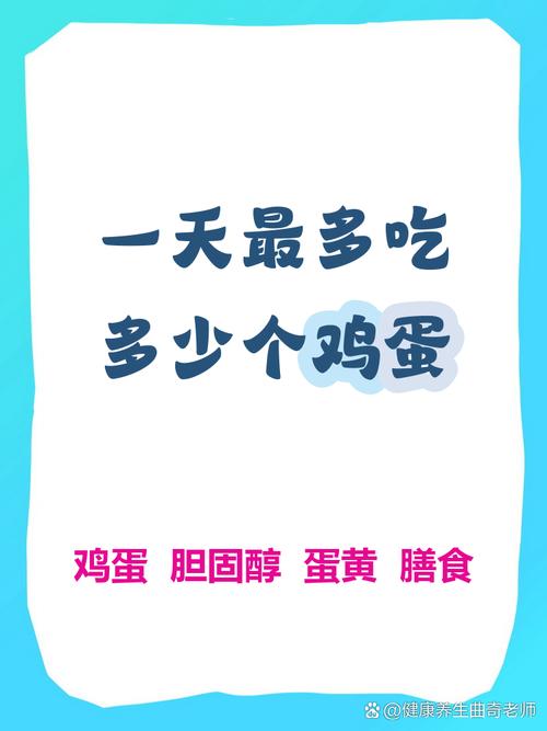 蛋一天最多可以吃幾顆