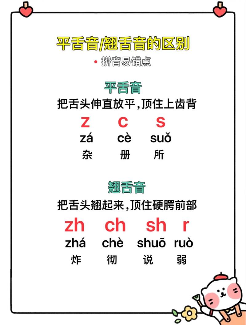 注音捲舌音有哪些