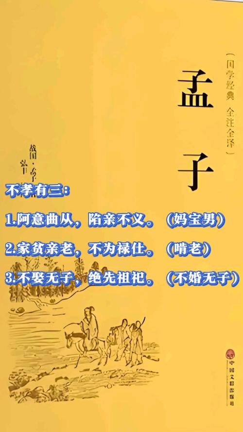 不孝有三無後為大誰說的